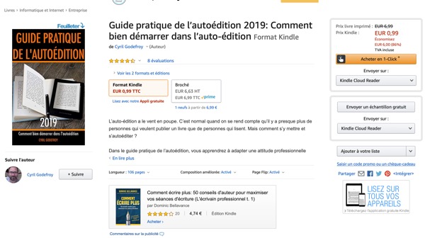 Guide gratuit de l'Autoédition pas-à-pas - Autoéditer un livre